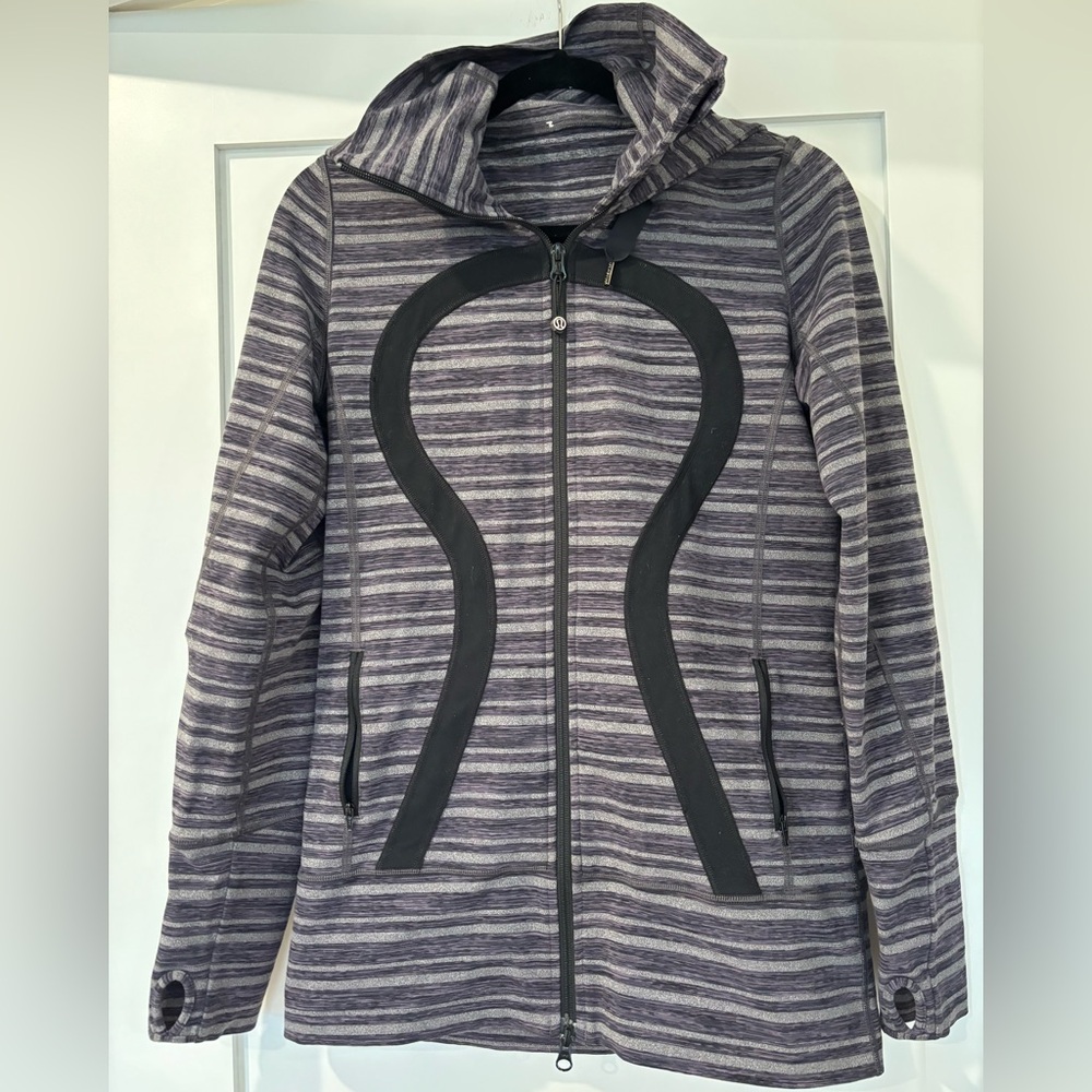 Lululemon Striped Gray Sweatshirt